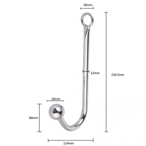 Anal Hooks Anal 5334 Collar Hook Elegant Beaded and Cuffs with 0109